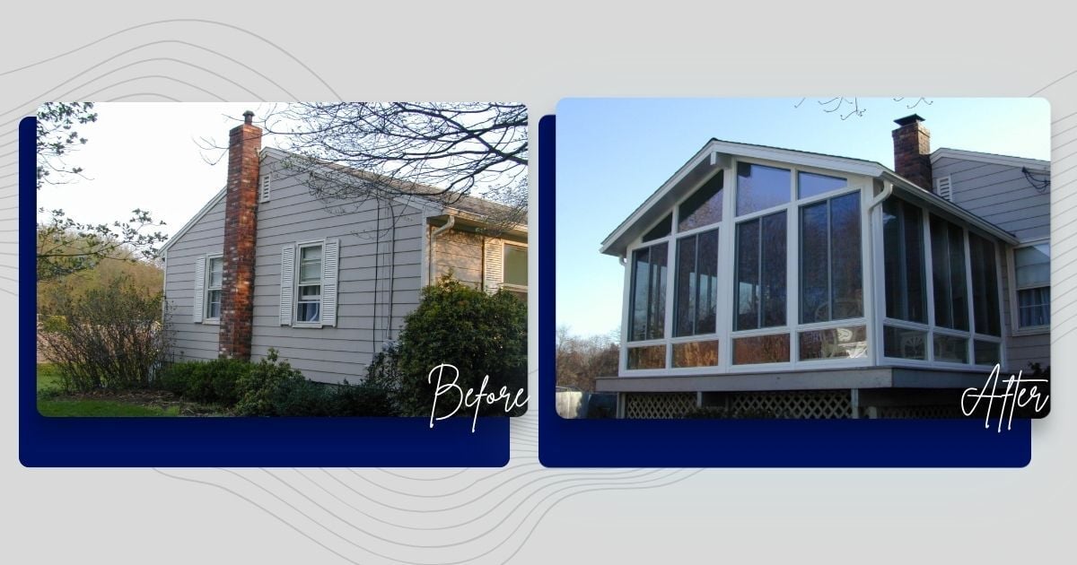 Before and After Sunroom 1