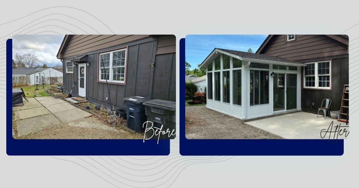Before and After Sunroom 10