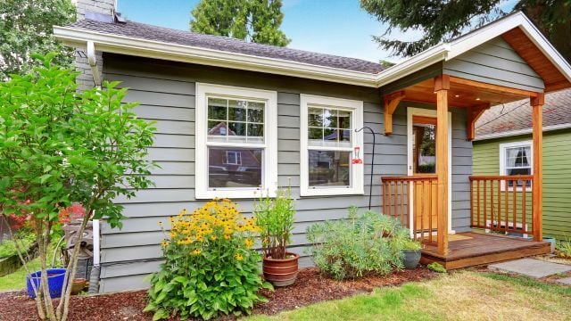 Exterior of Double Hung Windows
