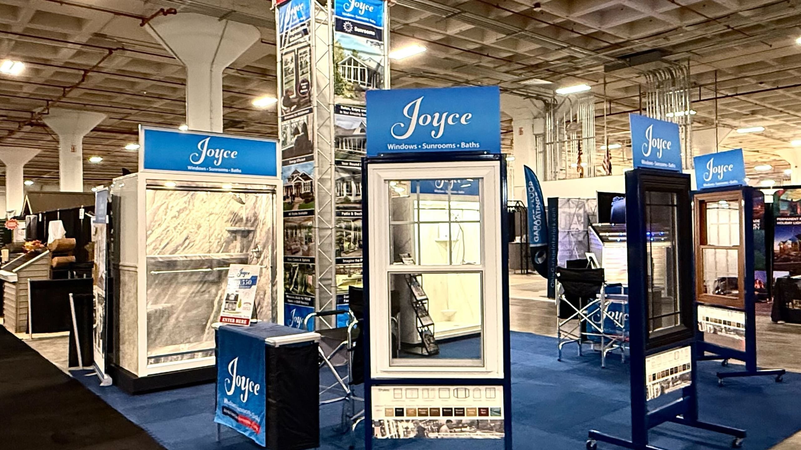 Home Show Booth for Joyce Windows Sunrooms Baths