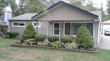 After Front of House New Vinyl Siding