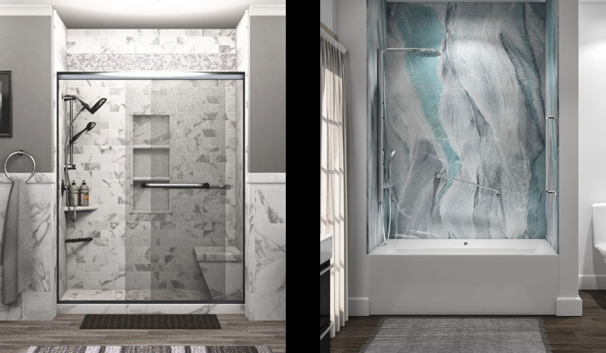 SignatureStone by Joyce for showers and baths