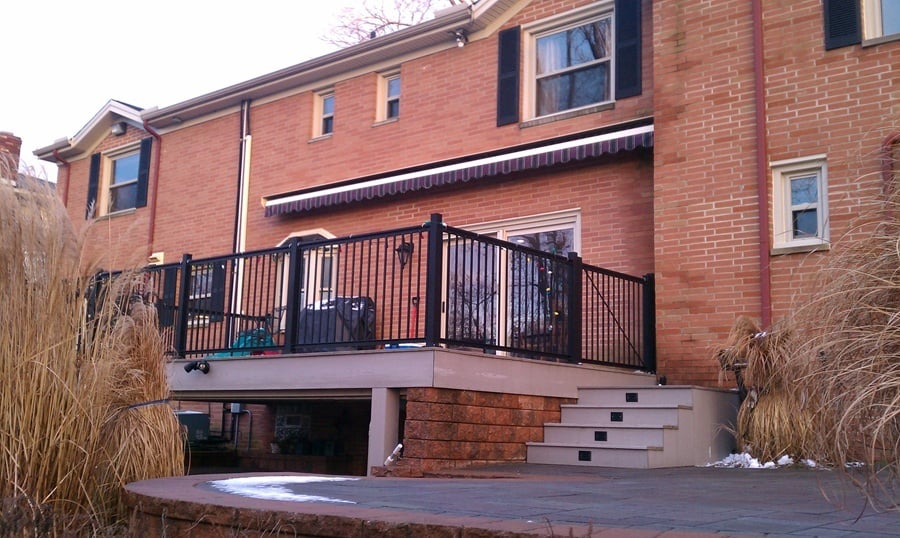 Before Picture Sunroom on Deck
