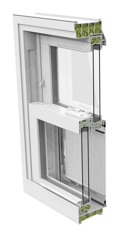 Window Cutaway Foam Filled Frame