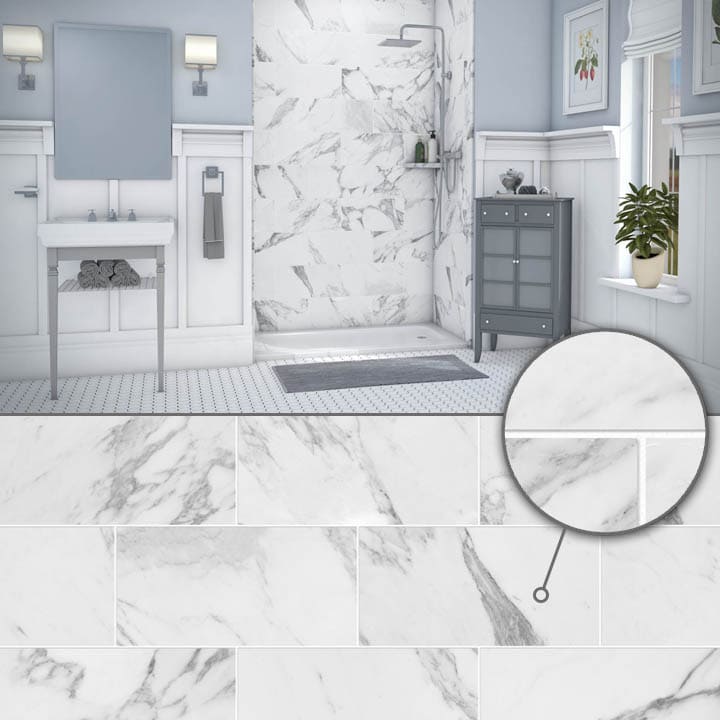 Calacatta White 10x20