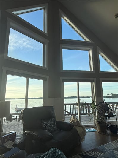 Golder full wall of windows