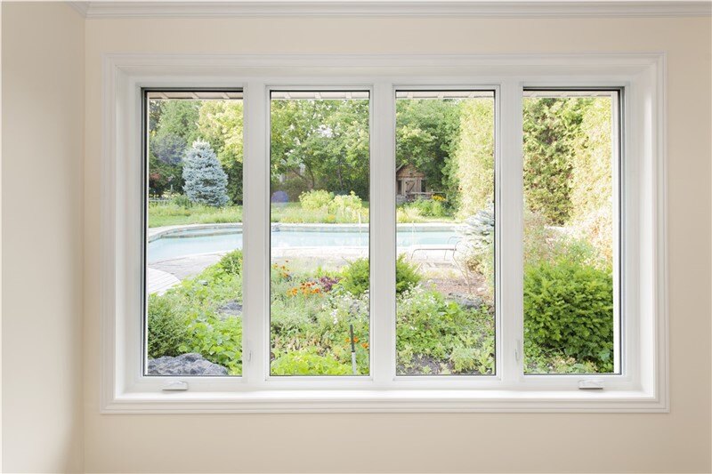 Casement Windows in a Series of Four