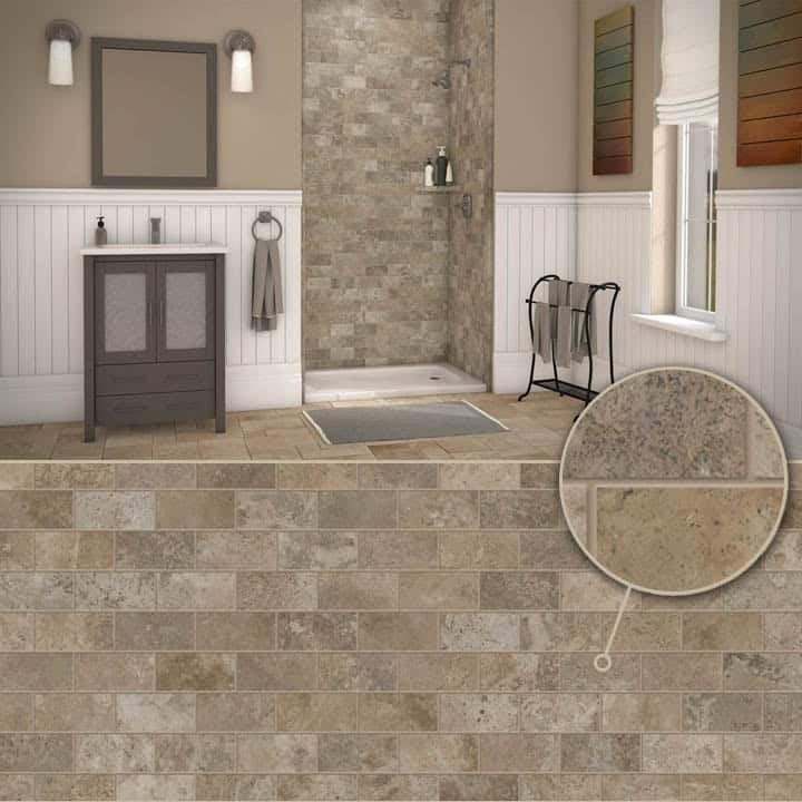 Mocha Travertine 3x6