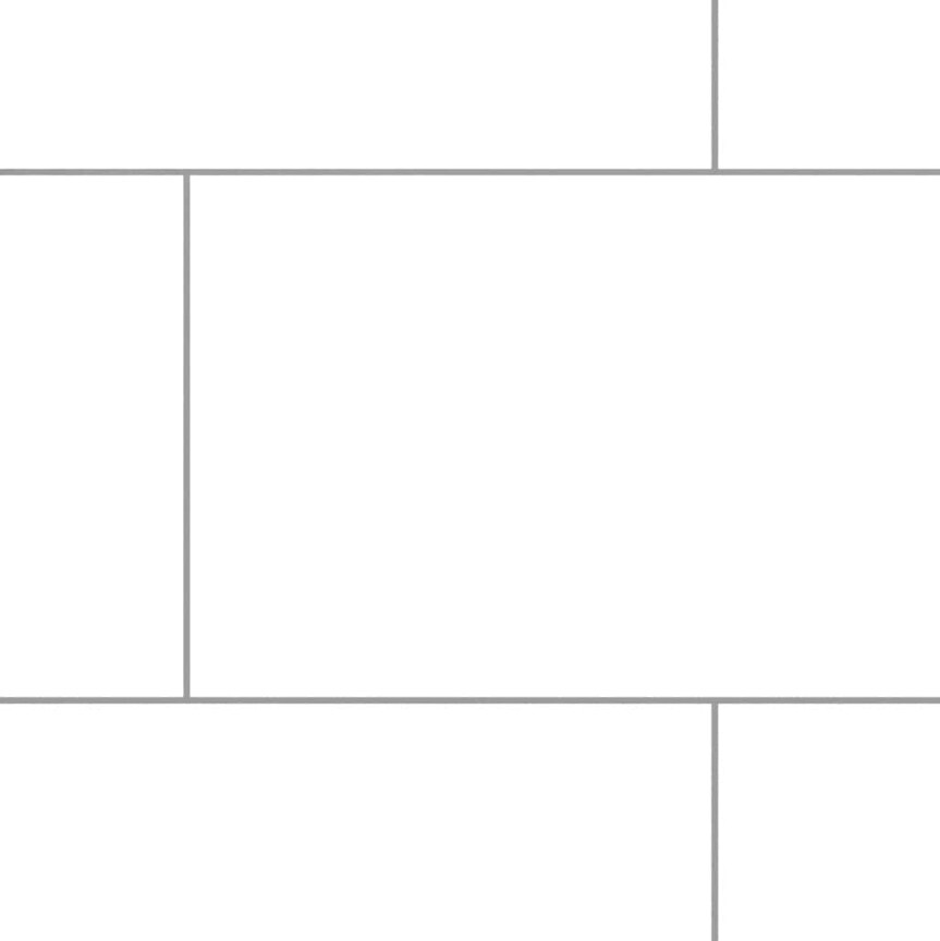 10 by 20 simtile pattern with gray grout for SignatureStone