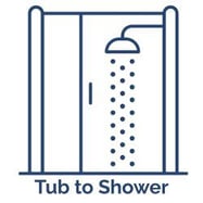 Tub to Shower conversion