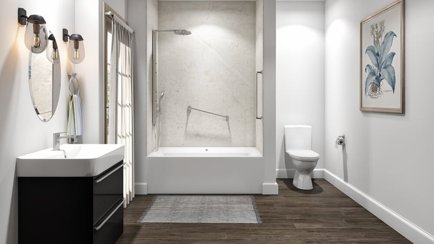 Tub-Surround-Botticino-Cream