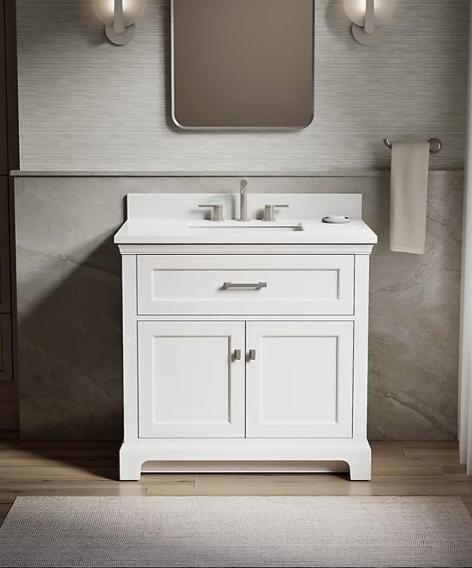 Charlemont white 36 inch
