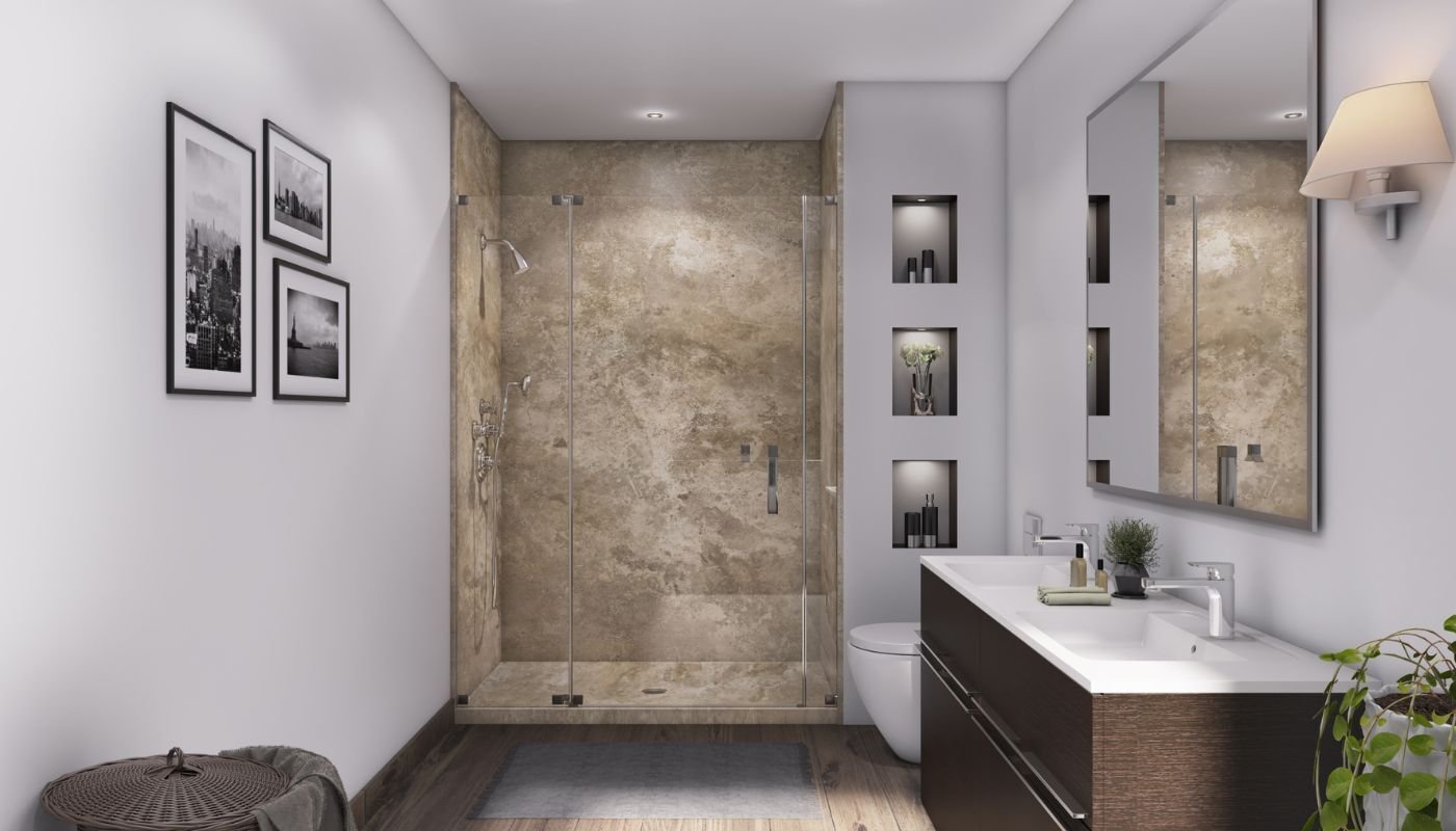 Mocha travertine SignatureStone