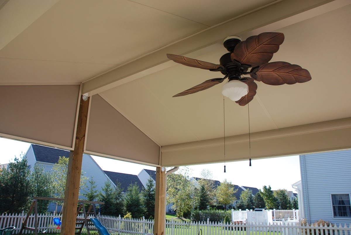 Gable Roof Ceiling Fan on Main Beam