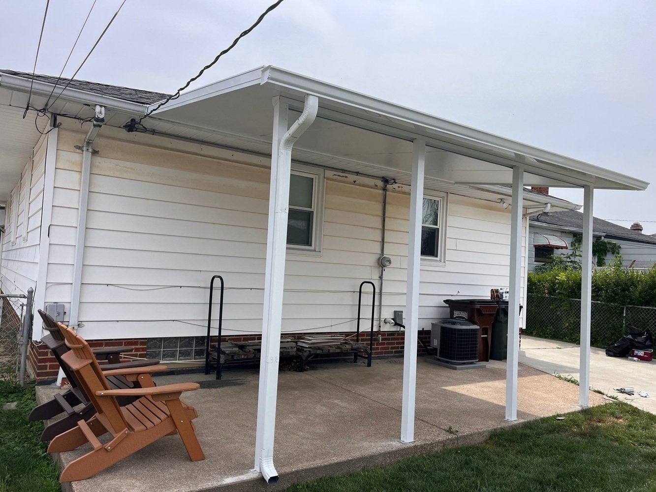 Patio cover studio roof