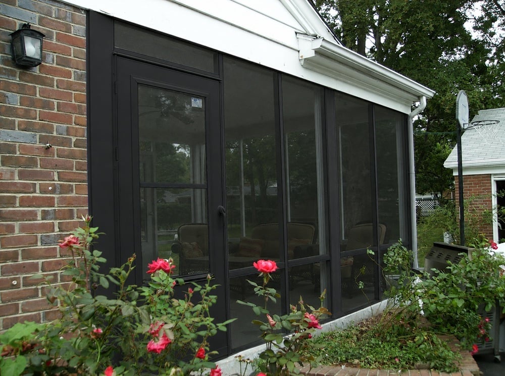 black-screen-room-brick house