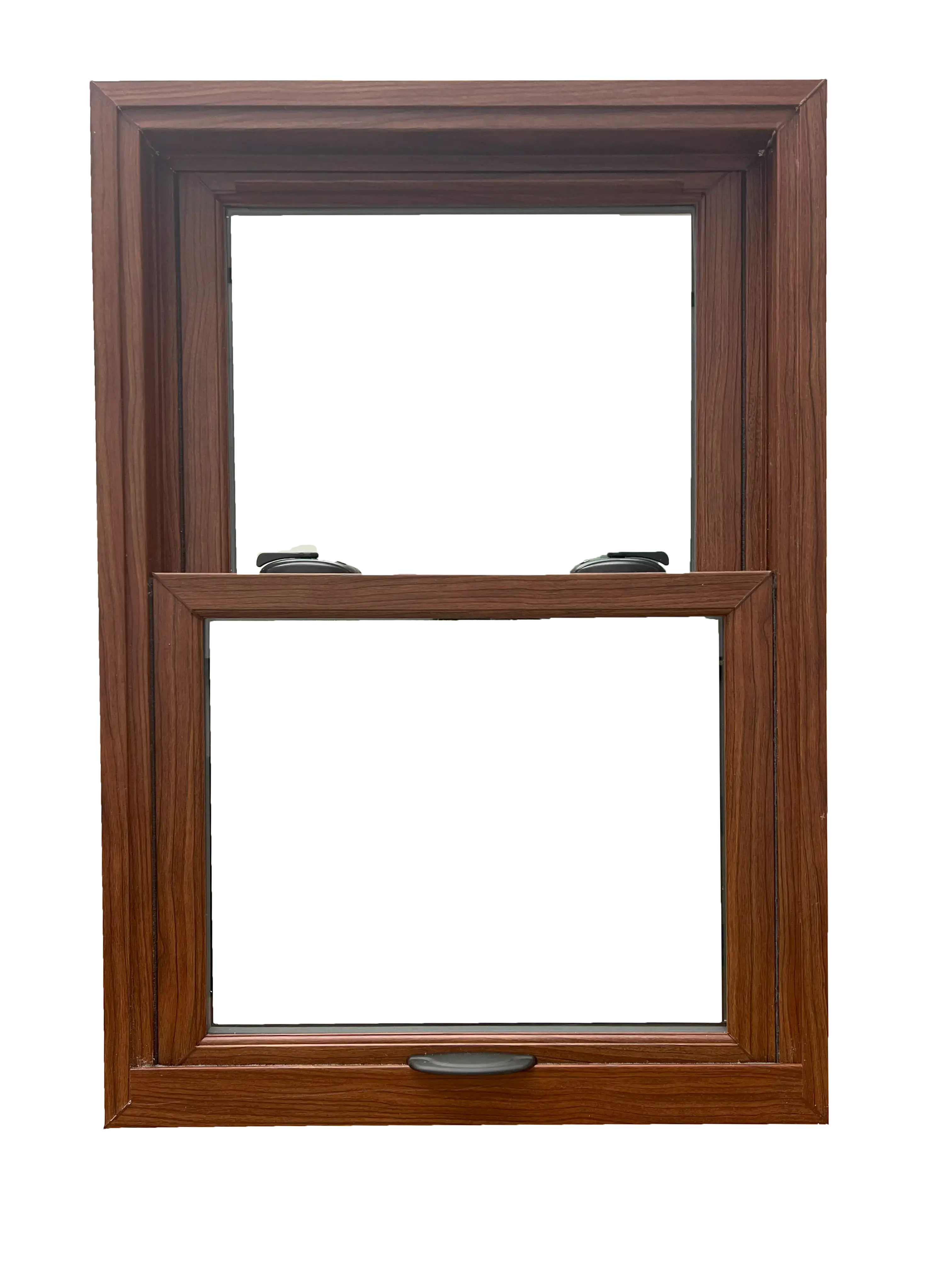 Cherry woodgrain window