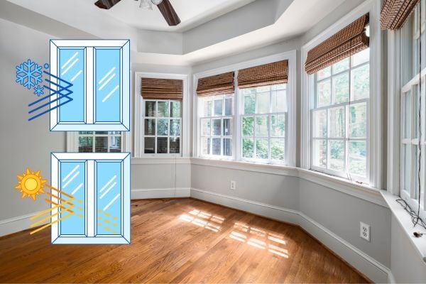 Energy Efficient Windows for Summer and Winter
