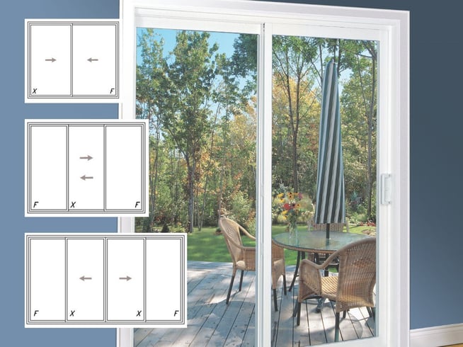 Patio Door Panel Configurations