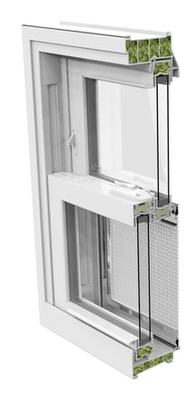 Window Cutaway Foam Filled Frame