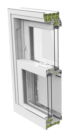 Window Cutaway Foam Filled Frame