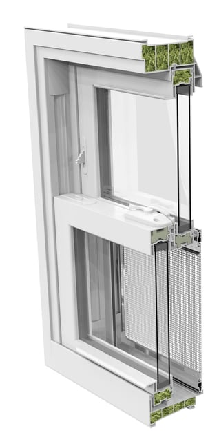 Window Cutaway Foam Filled Frame