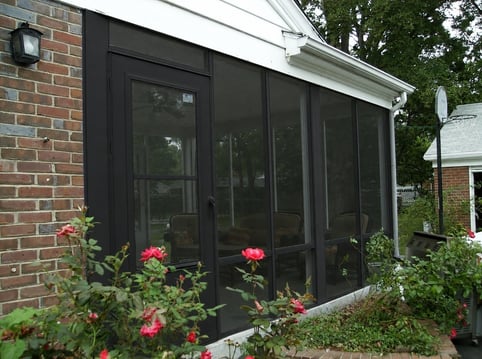 black-screen-room-brick house